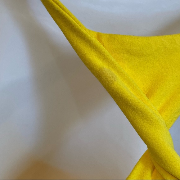 Bebe Yellow Racerback Tank Top Size P/S NWT - Picture 10 of 16